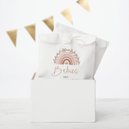 Papel Bolsa de Favor del Arcoiris Boho, deslumbrante ter