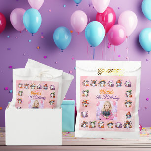 Papel Bolsa de Favor del Fantasma del Café para Niños Cu
