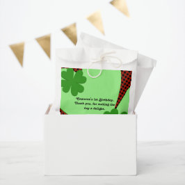 Papel Bolsa de Favor del Primer Cumpleaños de Red Cute G