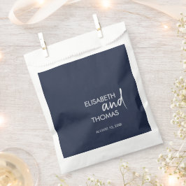 Papel Bolsa de favor minimalista simple moderna elegante