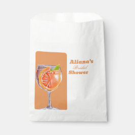 Papel Bolsa de Favor para Bridal Shower Floral de Aperol