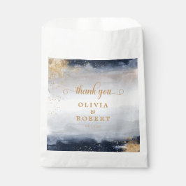 Papel Bolsa de Favor para Despedida de Soltera Azul Mari