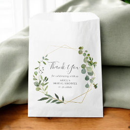 Papel Bolsa de Favor para Despedida de Soltera con Verde