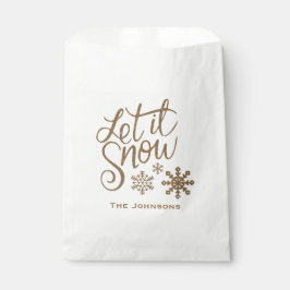 Papel Bolsa de favor para fiesta de Navidad Deja que nie