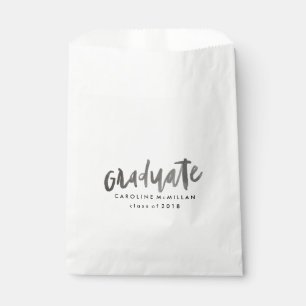 Papel Bolsa de Favor para Graduados con Lado de Mano
