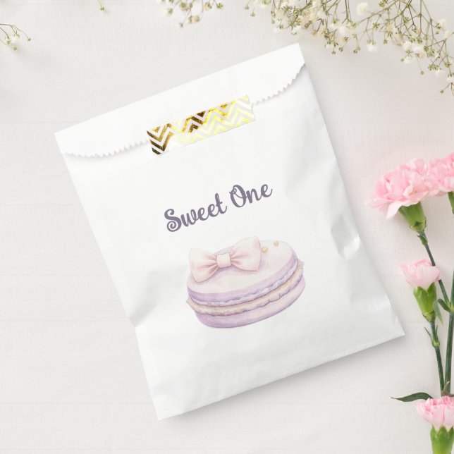 Papel Bolsa de Favor Pastel Sweet One Cumpleaños Primero (Sellado)