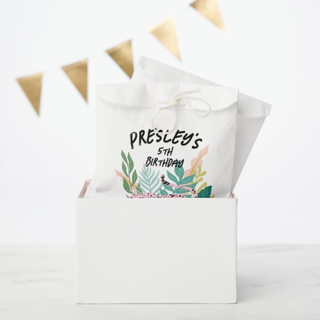 Papel Bolsa de Favor Personalizada para Animales Fiestas (Fiesta)