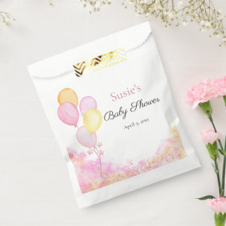 Papel Bolsa de Favor Personalizada para Baby Shower con