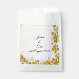 Papel Bolsa de favores amarillo Victorain Meadow