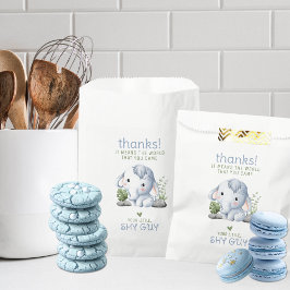 Papel Bolsa de favores de cumpleaños para tímido