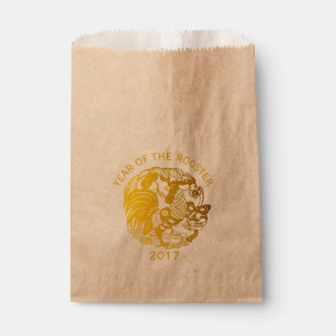 Papel Bolsa de favores de Golden Zodiac 2017