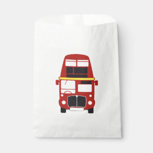 Papel Bolsa de favores de la fiesta de autobús de Londre
