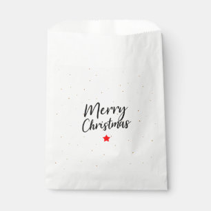 Papel Bolsa de favores de navidad