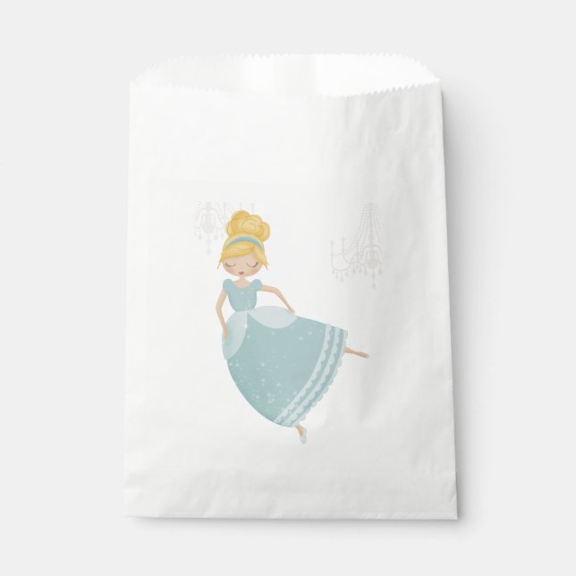 Papel Bolsa de favores de partido de Cinderella (Anverso)