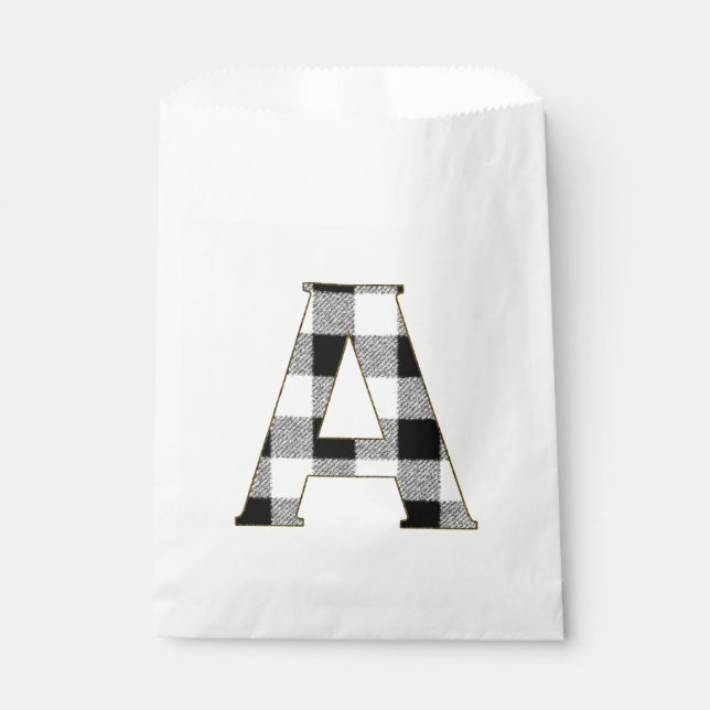 Papel bolsa de favores de patrón (Anverso)