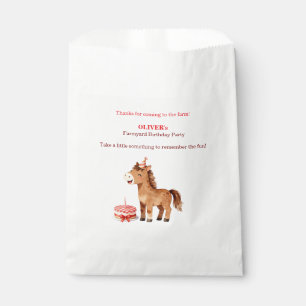 Papel Bolsa de Favores Editable para Cumpleaños de Cabal