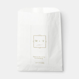 Papel Bolsa de favoritas de bodas de vintage elegance