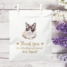 Papel Bolsa de favoritas de bodas para tratar gatos