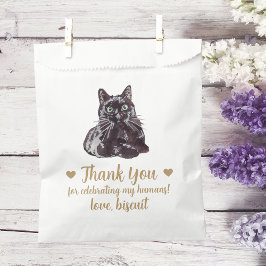 Papel Bolsa de favoritas de bodas para tratar gatos