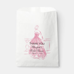 Papel Bolsa de favoritas de ducha con traje de novia ele