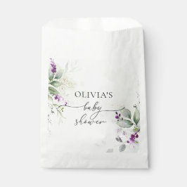 Papel Bolsa de favoritas de lavanda de la vegetación púr