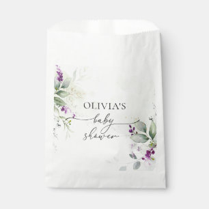 Papel Bolsa de favoritas de lavanda de la vegetación púr