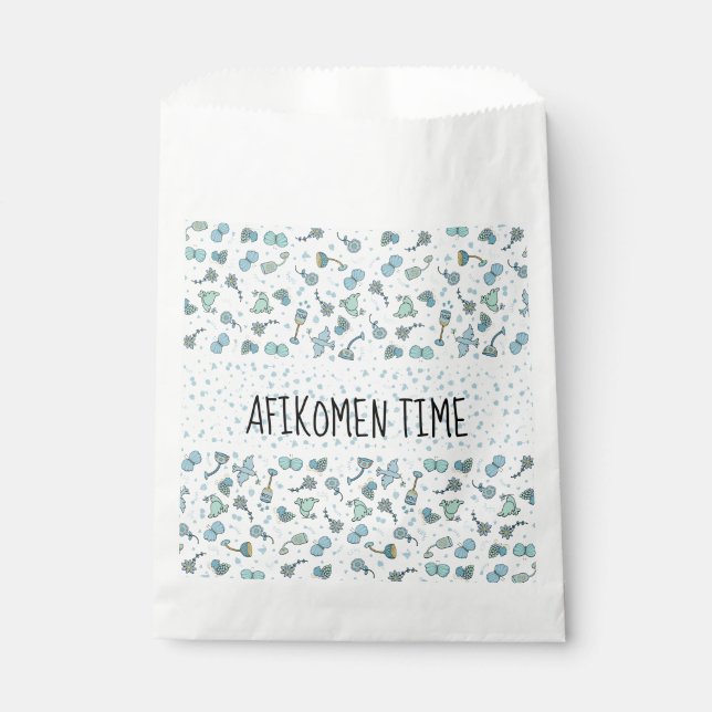 Papel Bolsa de favoritas del partido Passover Whimsical  (Anverso)