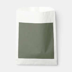 Papel Bolsa de Favorito de Musgo Verde Personalizada