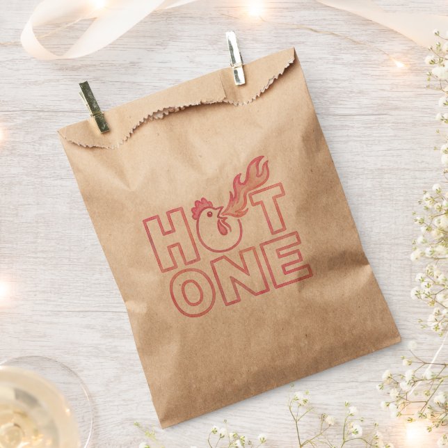 Papel Bolsa de Favoritos Calientes Uno (Cortado)