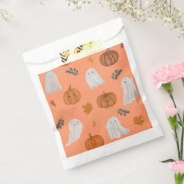 Papel Bolsa de Favoritos de Halloween de Fantasma y Cala