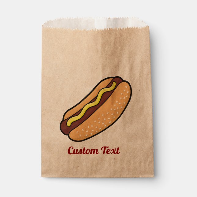 Papel Bolsa de favoritos de Hotdog (Anverso)