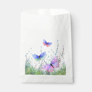 Papel Bolsa de Favoritos de Mariposas Voladoras