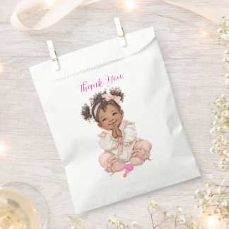 Papel Bolsa de Favoritos para Bebé Afroamericana