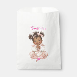 Papel Bolsa de Favoritos para Bebé Afroamericana