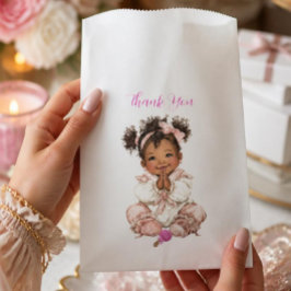 Papel Bolsa de Favoritos para Bebé Afroamericana