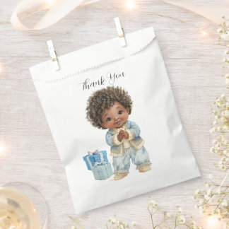 Papel Bolsa de Favoritos para Bebé Afroamericano