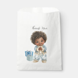 Papel Bolsa de Favoritos para Bebé Afroamericano