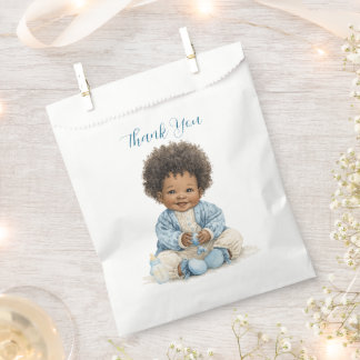 Papel Bolsa de Favoritos para Bebé Afroamericano
