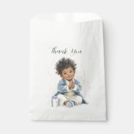 Papel Bolsa de Favoritos para Bebé Afroamericano