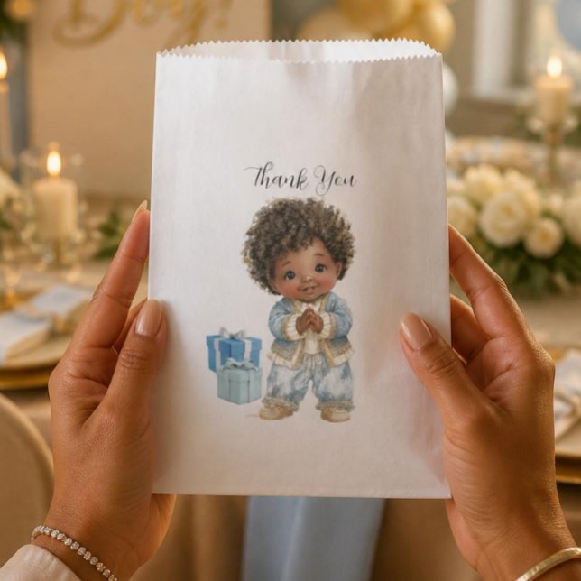 Papel Bolsa de Favoritos para Bebé Afroamericano (Subido por el creador)