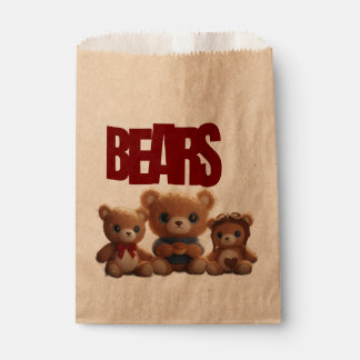 Papel Bolsa de fiesta de osito de peluche