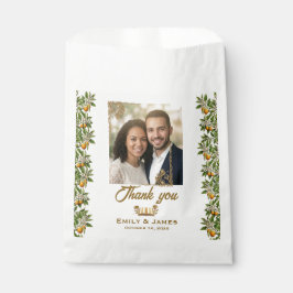 Papel Bolsa de fotos de boda Flor de Naranjo