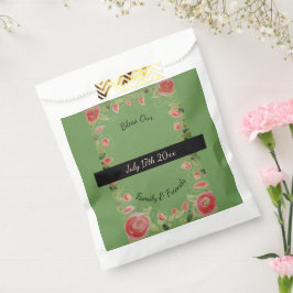 Papel Bolsa de galletas de la boda muy Bonito