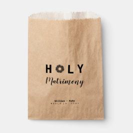 Papel Bolsa de la Matrimonio de Donut Santo