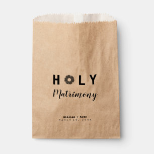 Papel Bolsa de la Matrimonio de Donut Santo