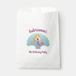 Papel Bolsa de la Mermaid Favor