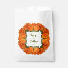 Papel Bolsa de naranja Tulips Bridal Shower Favor