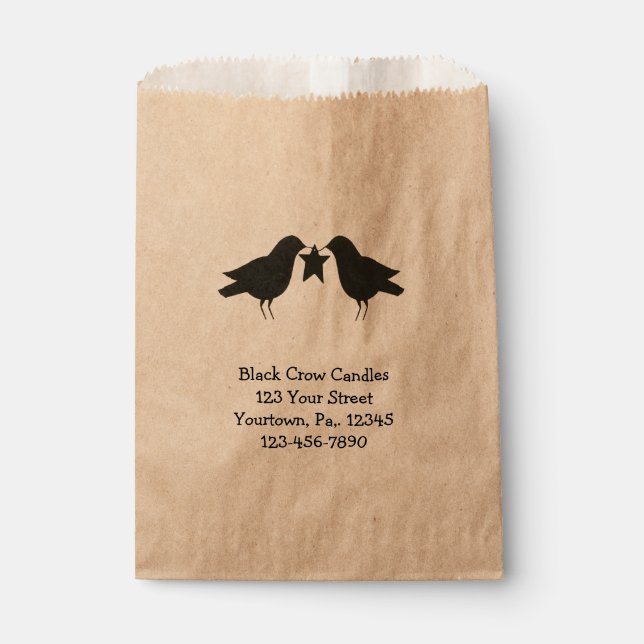 Papel Bolsa de productos de Crows Primitivo (Anverso)
