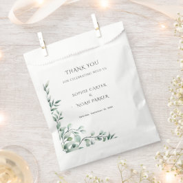 Papel Bolsa de regalo de boda clásica estética moderna