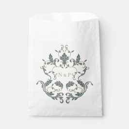 Papel Bolsa de regalo de boda elegante ornamentada